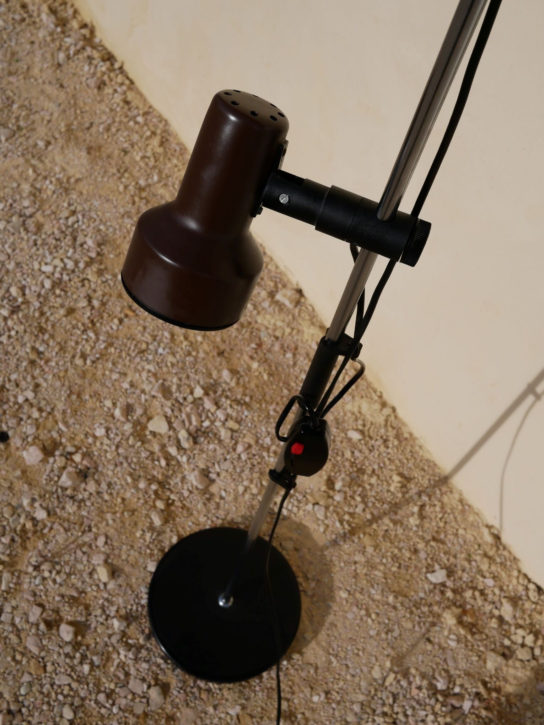 Floor lamp in metal chrome with spots, early 1970s
