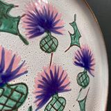 Decorative earthenware plate
