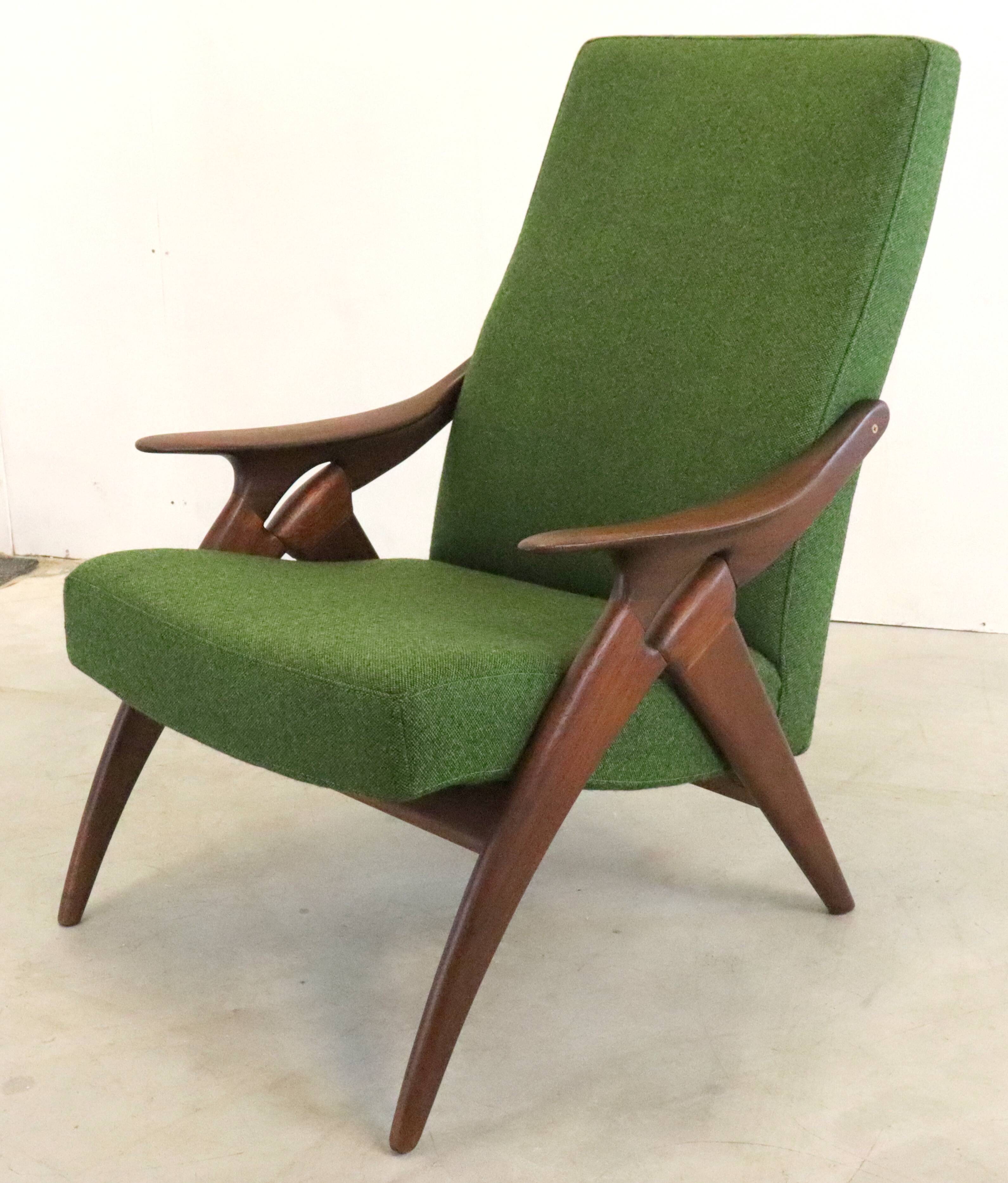 Dutch design classic - mid century  De Ster de Knoop fauteuil 'Overdinkel'