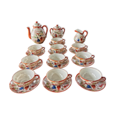 Great old Japanese tea set made of porcelain