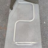 Coffee table in chromed steel and smoked glass circa 1970