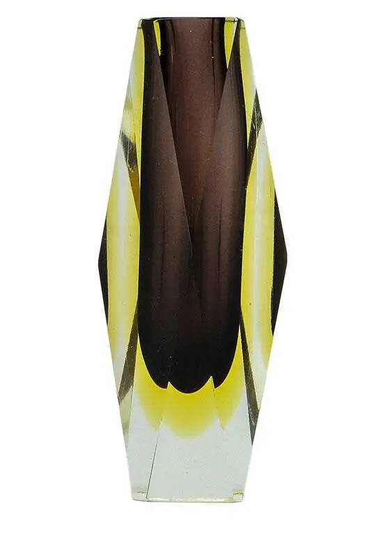 Sommerso vase, mid-century modern, glass, Italy, 1950s
