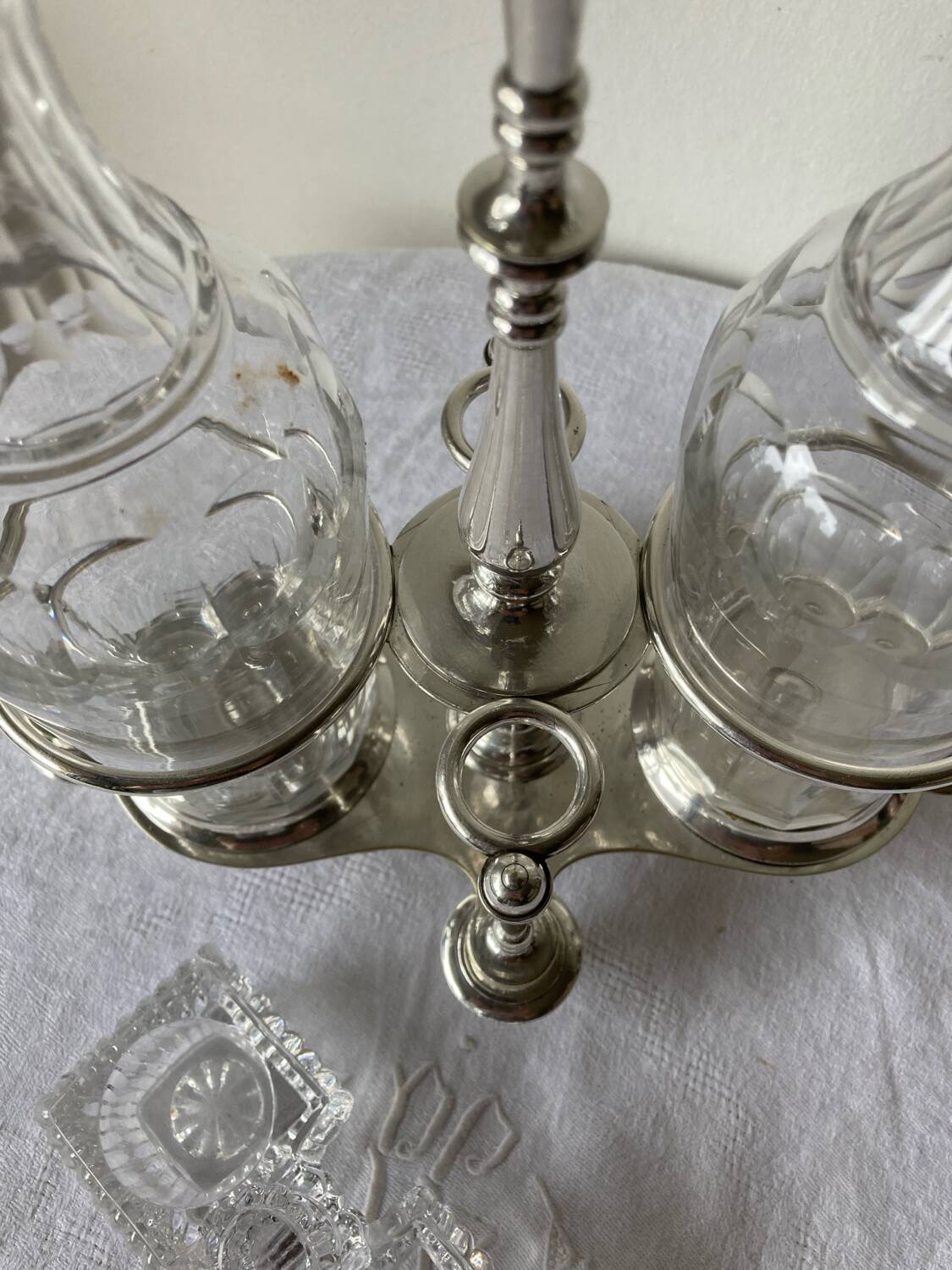 Christofle silver-plated metal servant