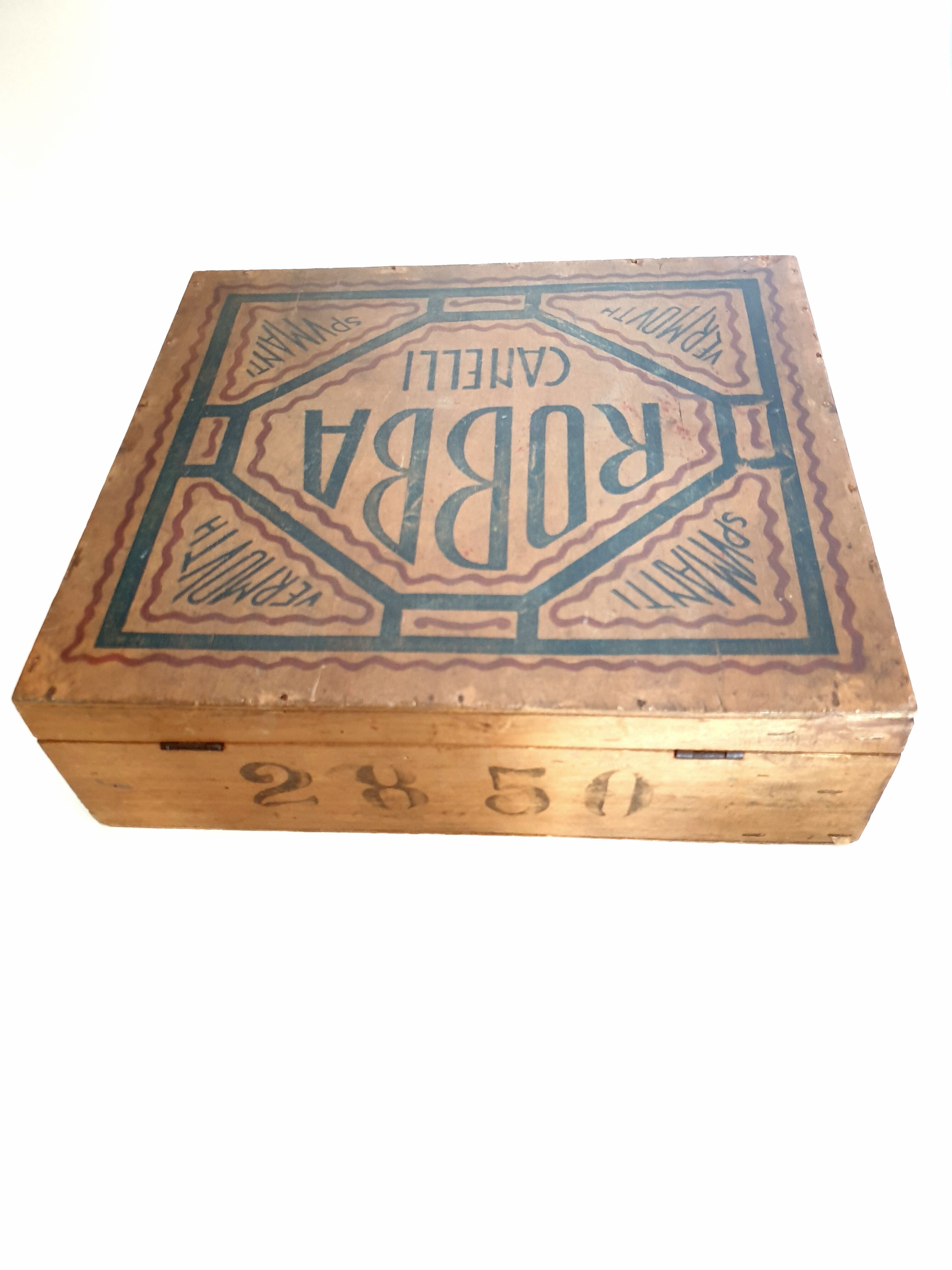 Advertising box box Liqueur Italy