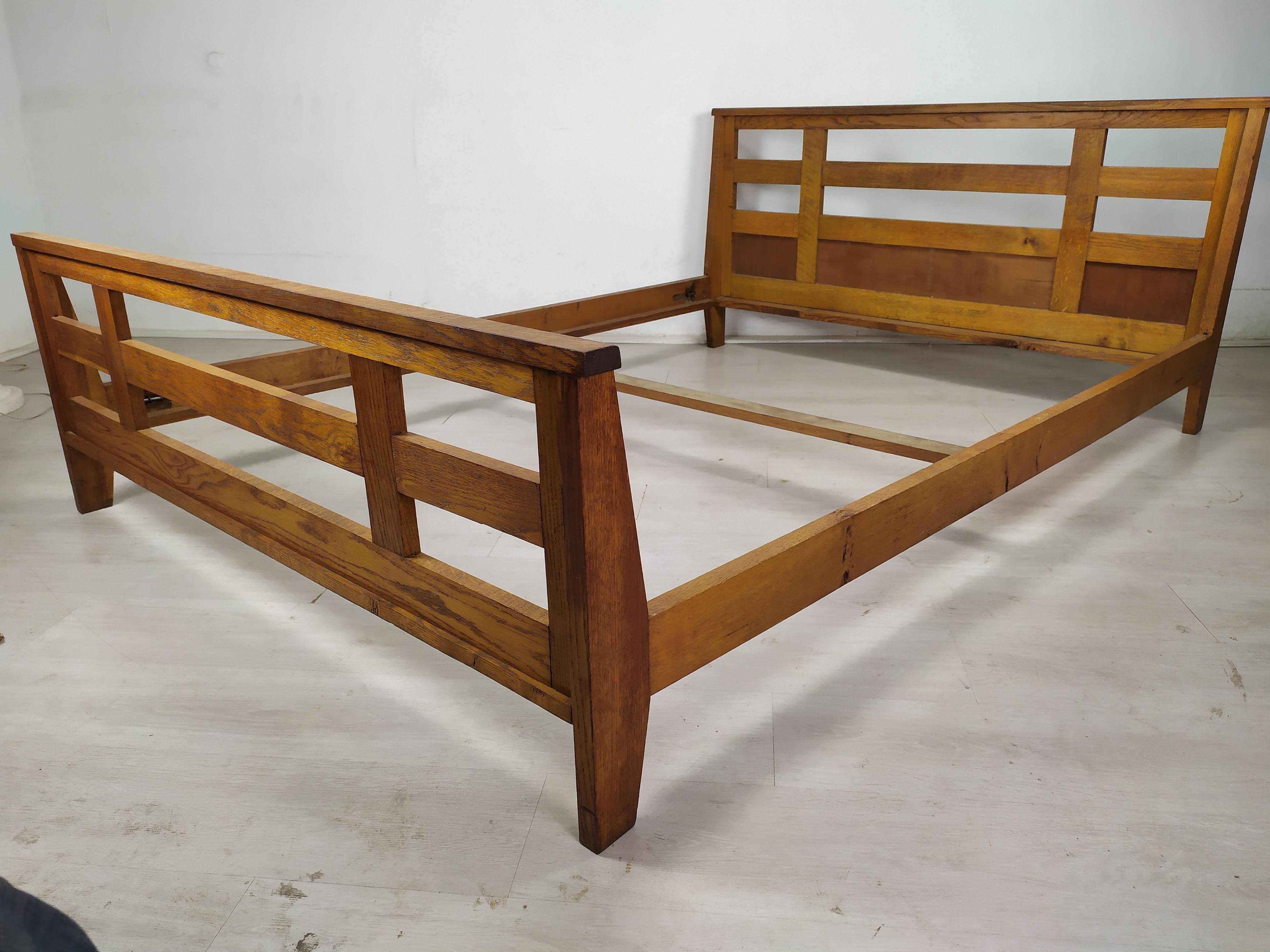 Bed 140 vintage oak