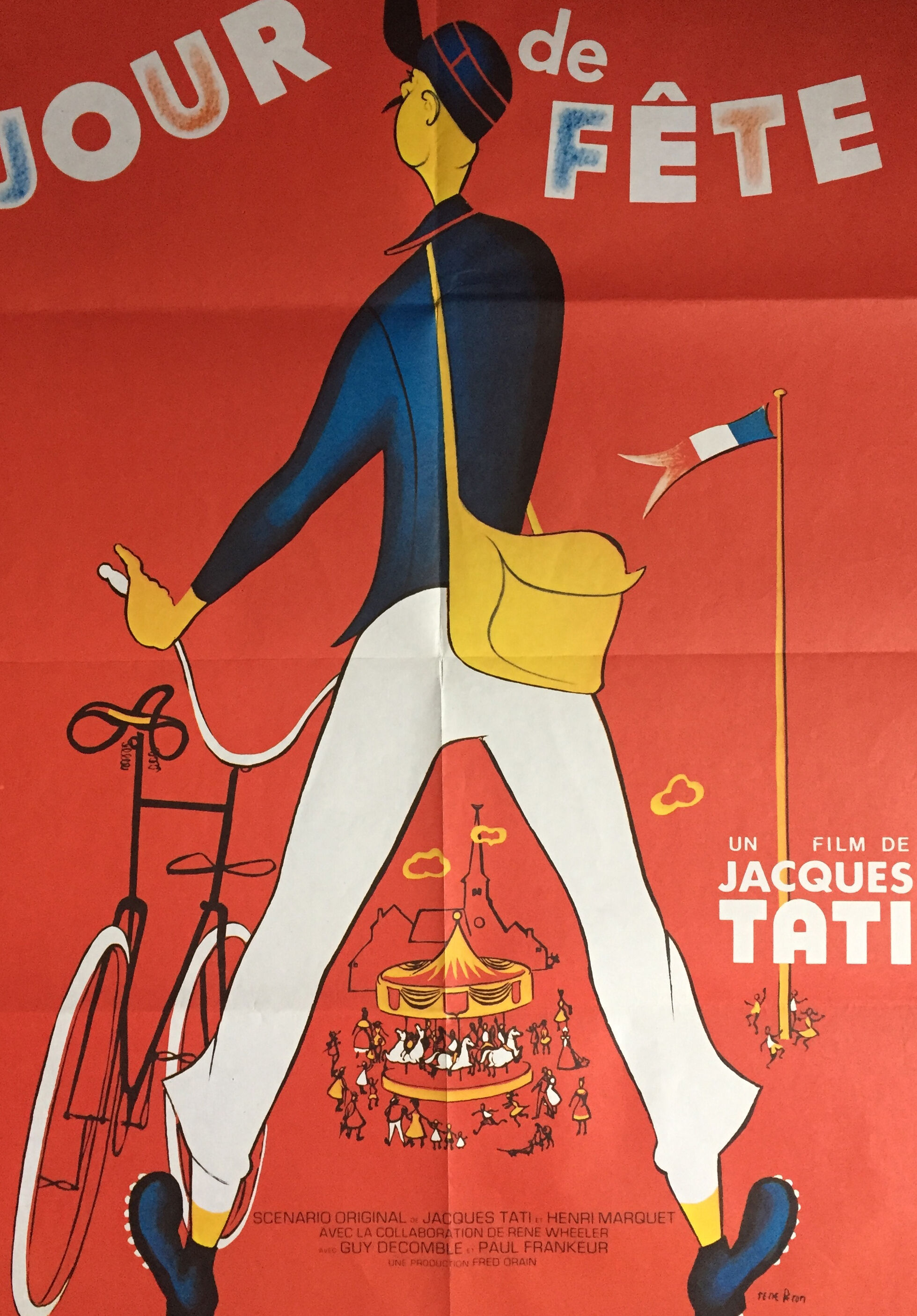 Cinema poster Jacques Tati "Festival Da"y 60x80cm