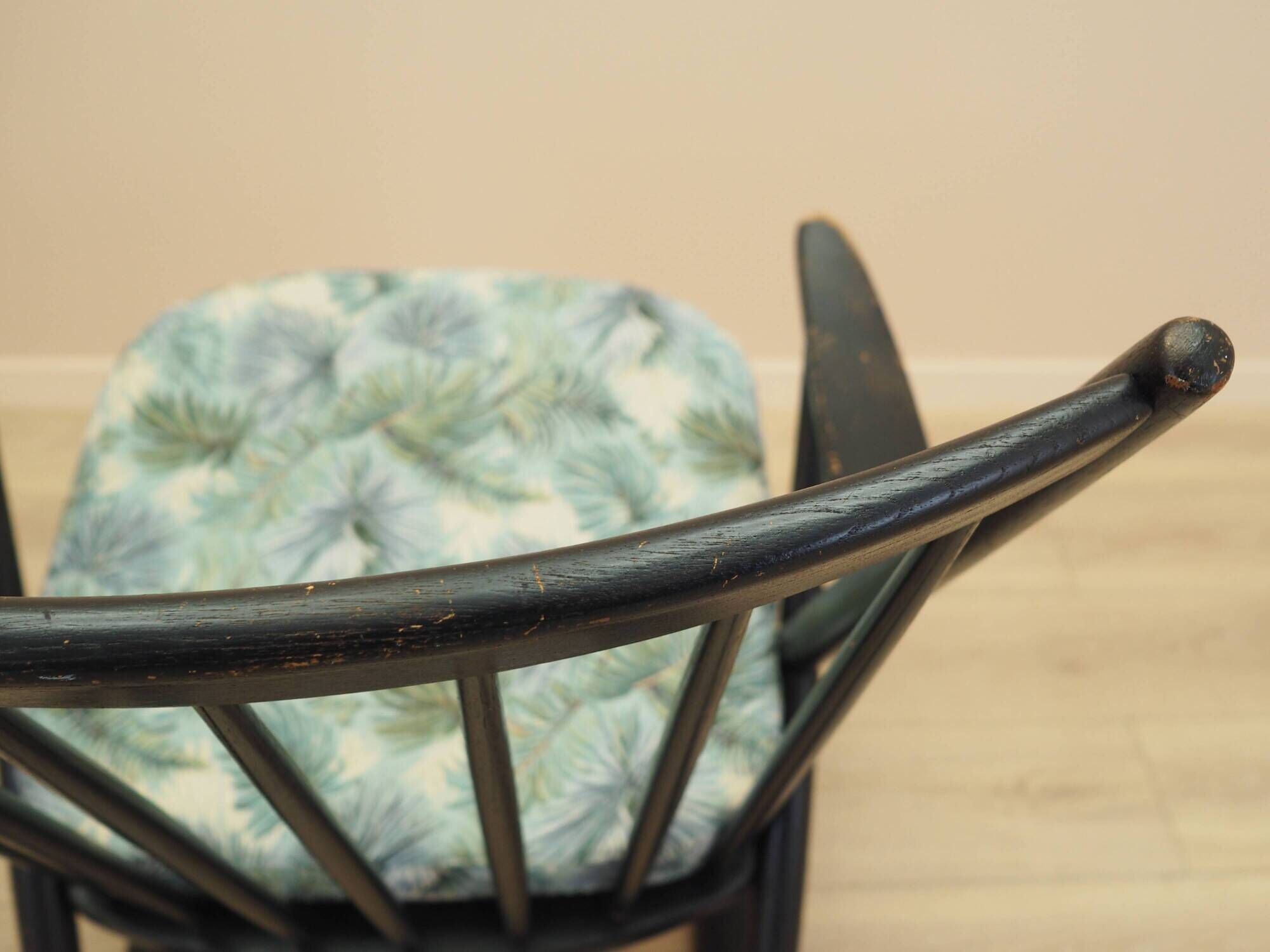 Reenskaug Rocking Chair for Bramin, Black Teak, 1960s