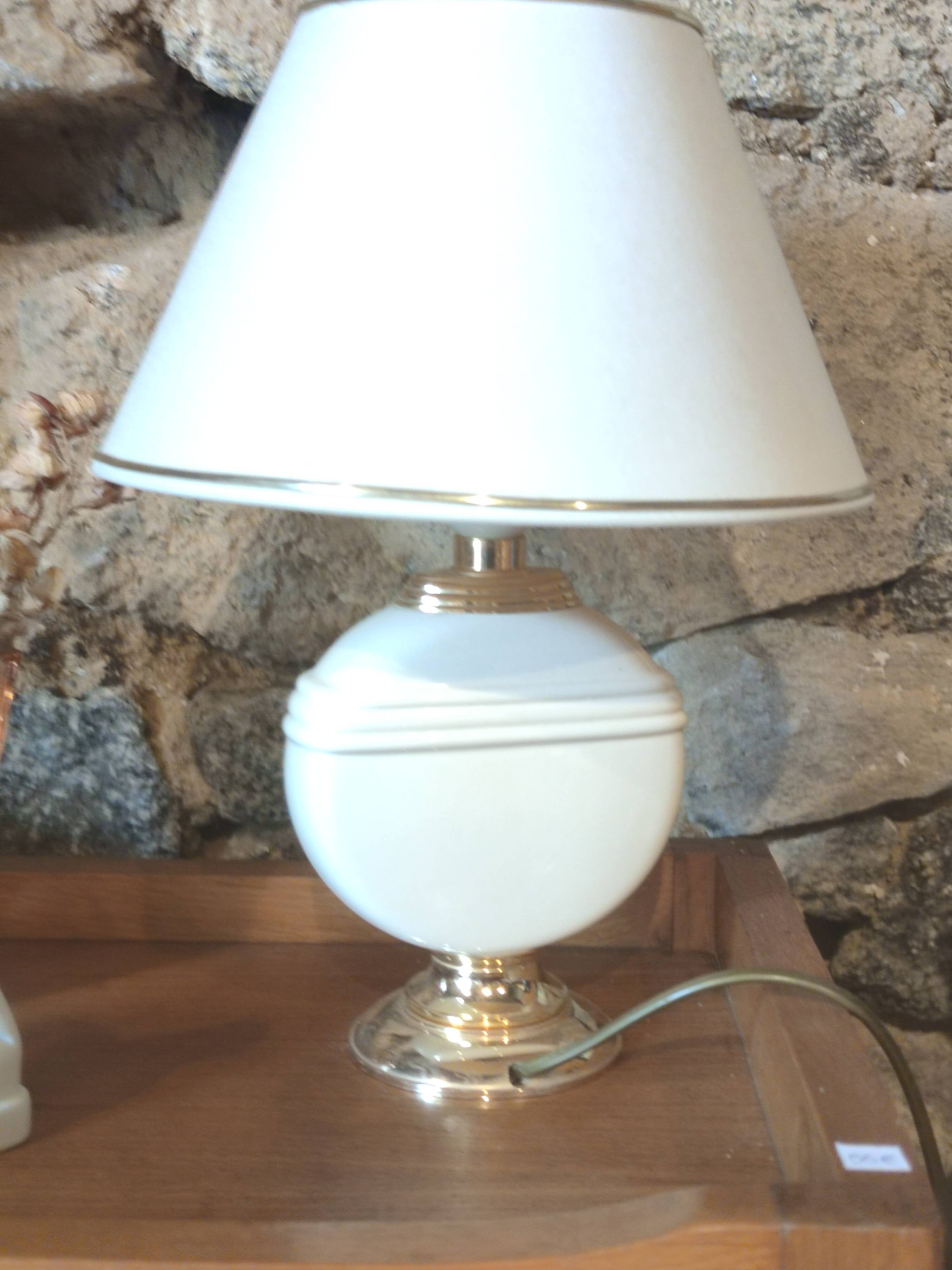 Beige lamp