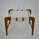 Tabouret Jan Vanek en chêne, Tchécoslovaquie