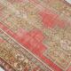 Turkish Light Yellow & Red Vintage Rug, 135x253Cm