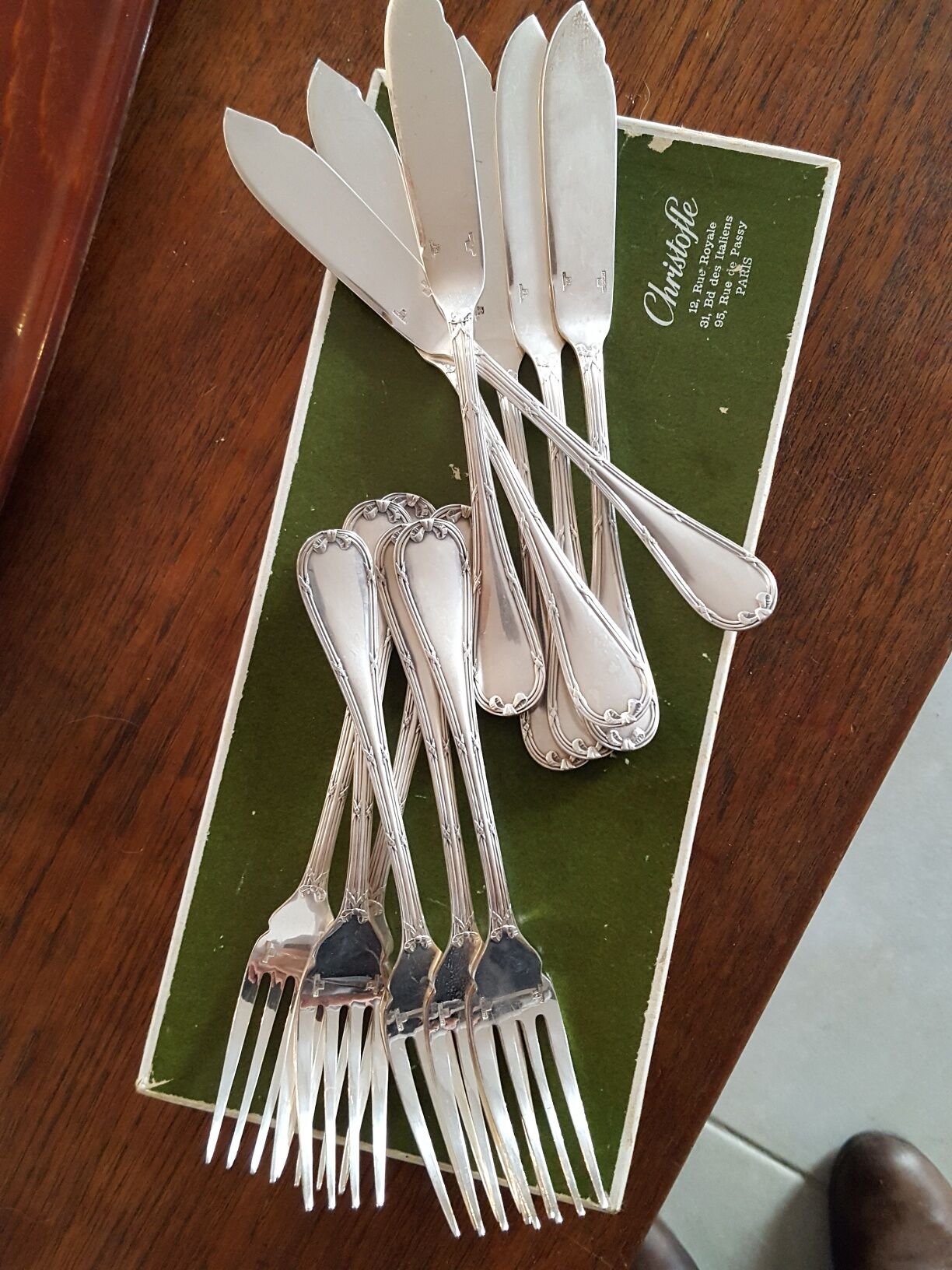 Christofle fish cutlery