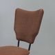 Vintage metal chairs with brass tips, Italy, 1950s-1960s.