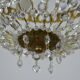 vintage glass stamped hot air balloon chandelier