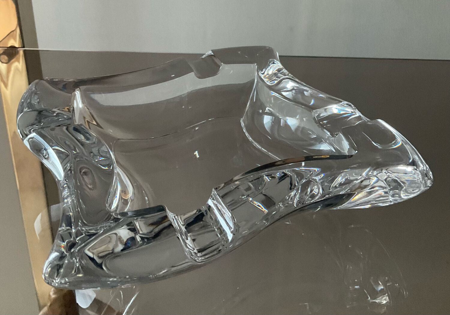 Empty vintage crystal pocket Villeroy & Boch