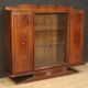 Vitrine italienne en bois du XXe siècle