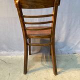 Set of 6 wooden bar chairs