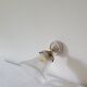 Porcelain wall lamp and Holophane style glass