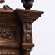 Narrow Oak Display Cabinet, Louis XIII style – Late 19th century