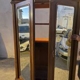 Antique wardrobe, 2 mirrored doors, 50s-60s