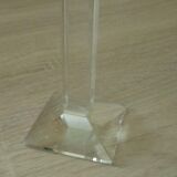 Pair of diamond crystal candle holders