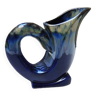 Vase, carafe en céramique bleue flammée "175"