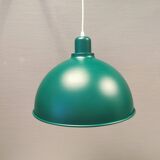 A beautiful industrial hanging lamp in metal (not aluminium) beautiful green colour