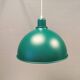 A beautiful industrial hanging lamp in metal (not aluminium) beautiful green colour