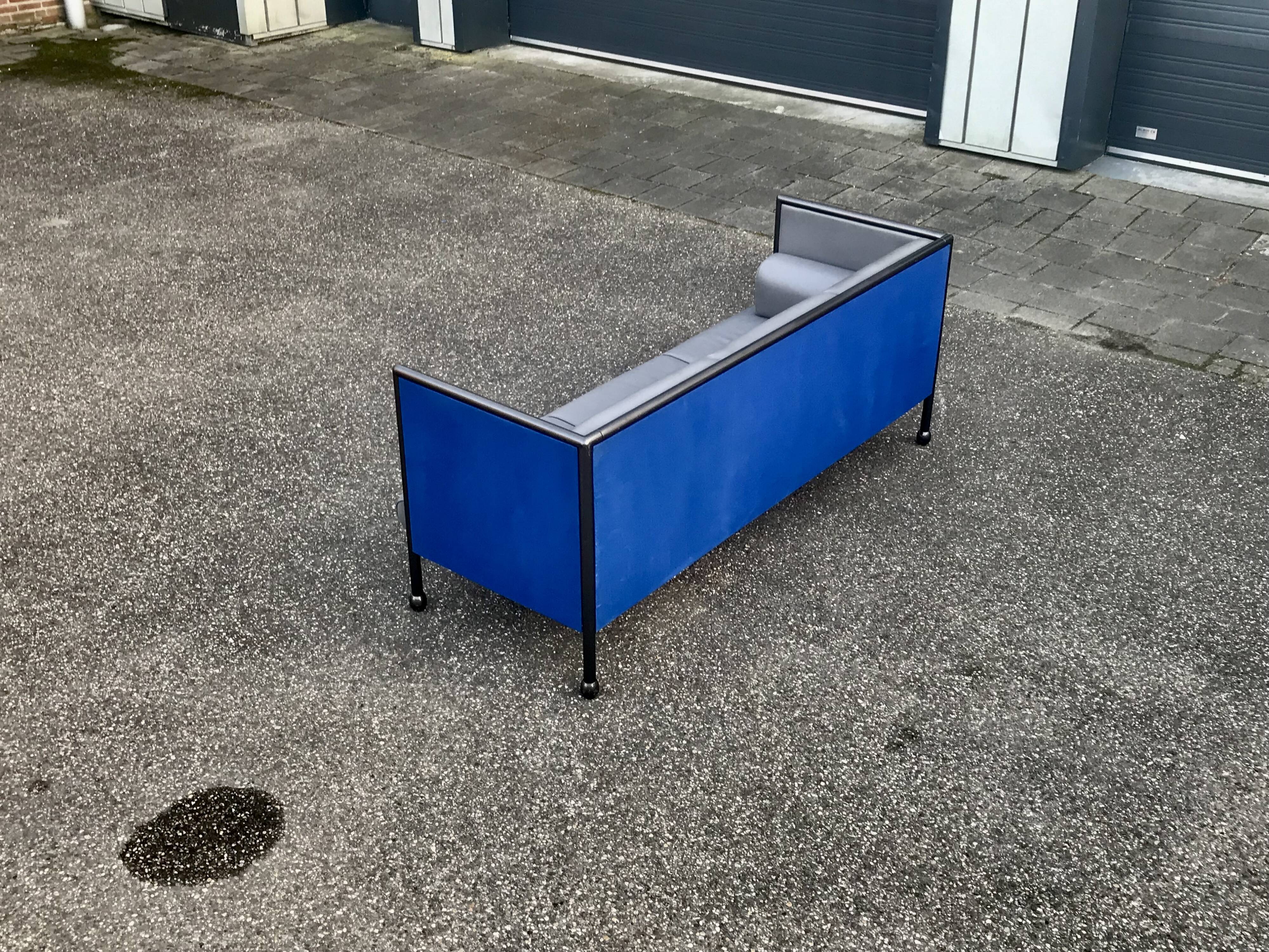 Postmodern Danube 850 3-seater sofa by Ettore Sottsass for Cassina 1992