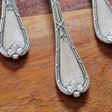 Christofle, Paris - Set of 12 fish knives - crossed ribbons model