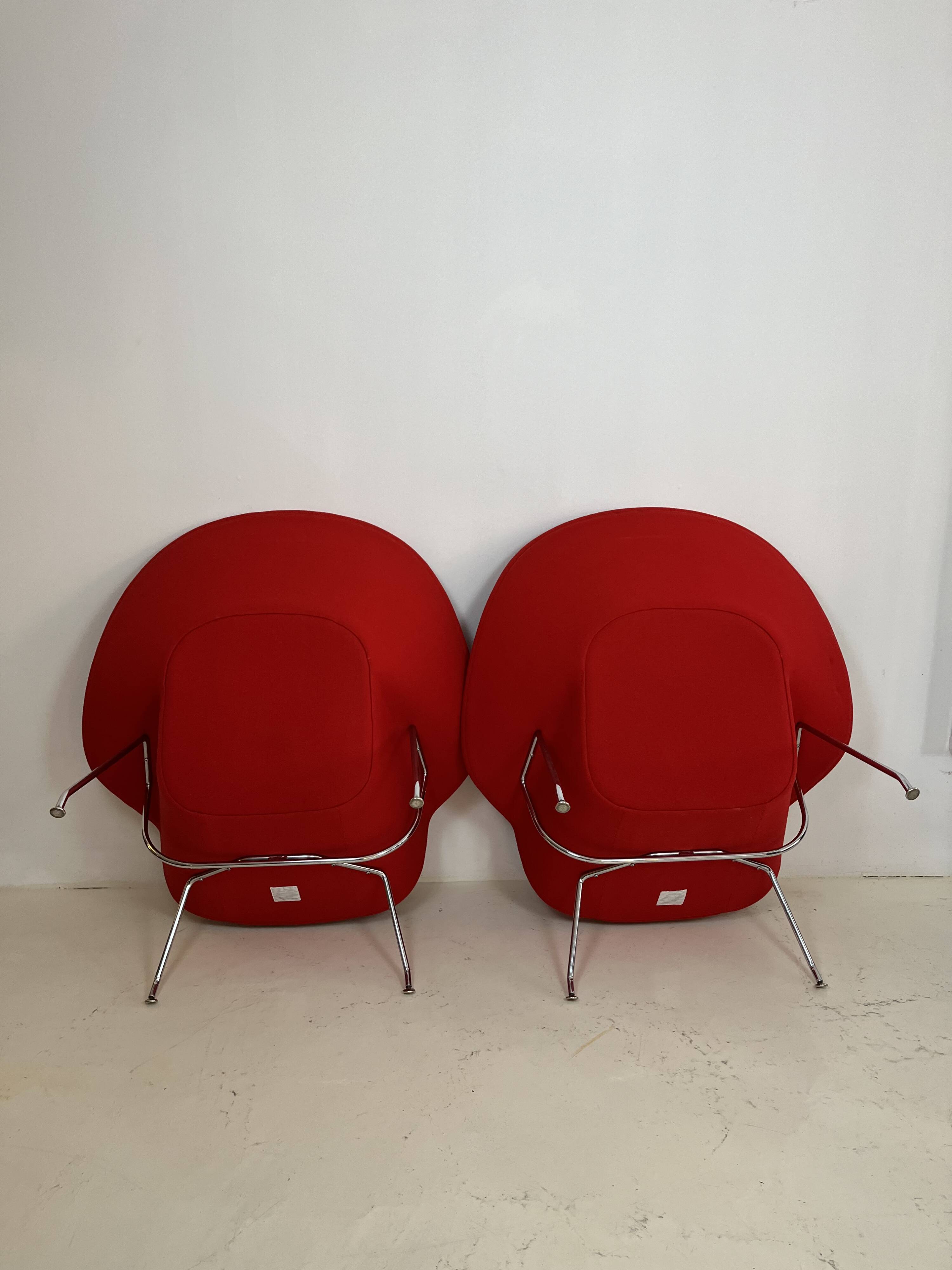Set of Womb Armchairs attributed to Eero Saarinen