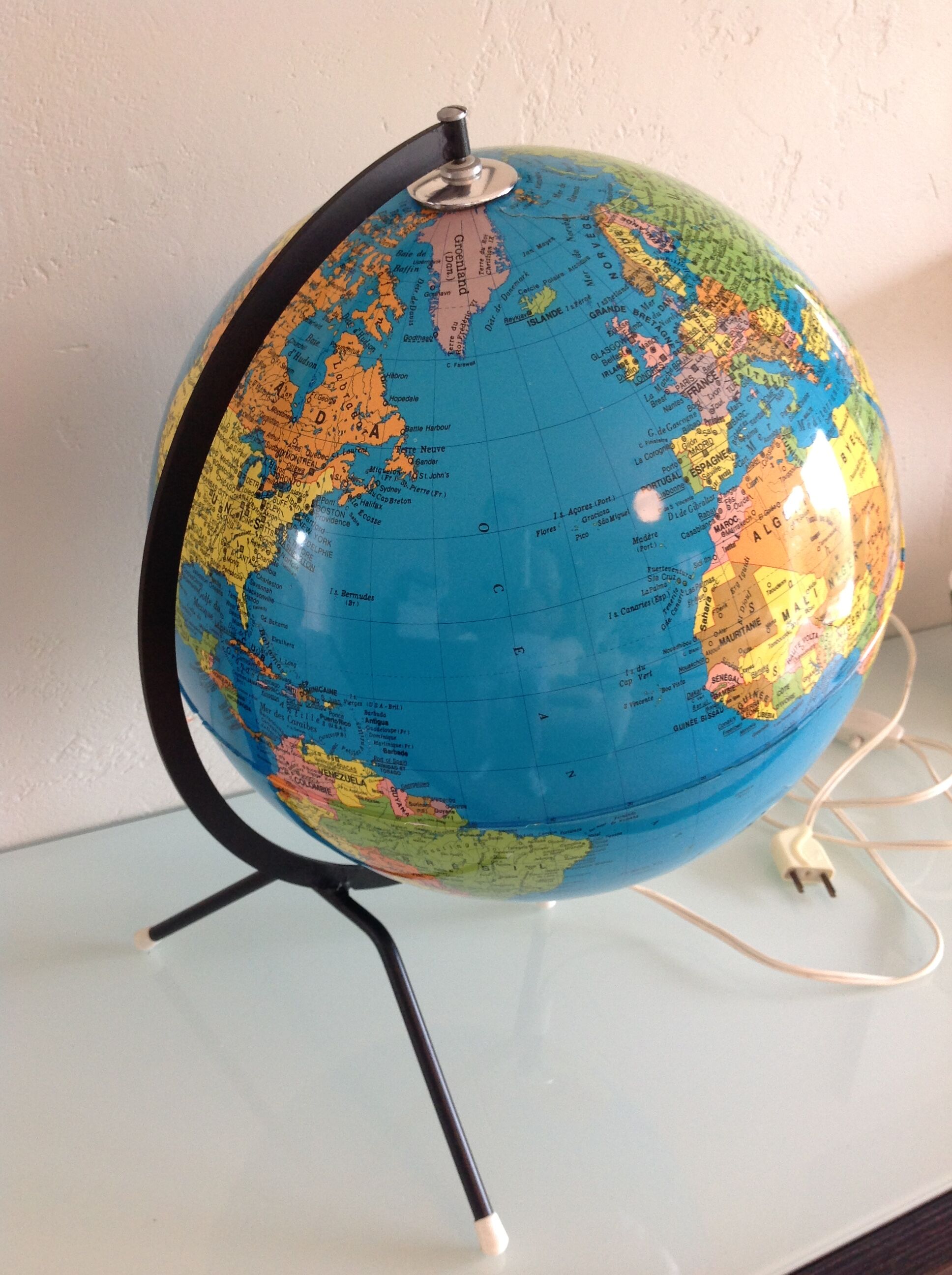 Light earth globe tripod 50/60