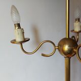 Vintage lamp lamp 3 brass lights