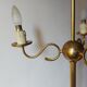 Vintage lamp lamp 3 brass lights