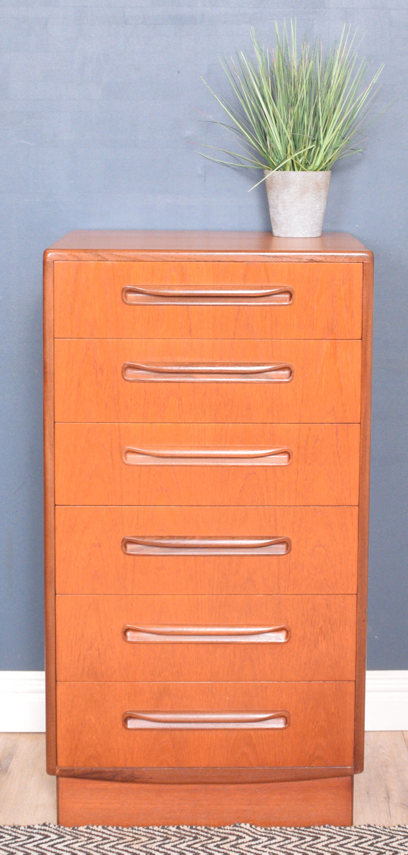 G-Plan Fresco teak 6 drawer chest of drawers