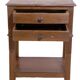 Old Burmese teak bedside