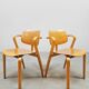 Finnish vintage Aslak dining chairs Ilmari Tapiovaara Asko 1960s