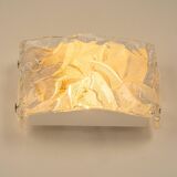 Pair of Murano glass wall sconces by Kaiser, Germany, 1970s.