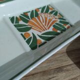 Empty pocket vintage ceramic soap holder