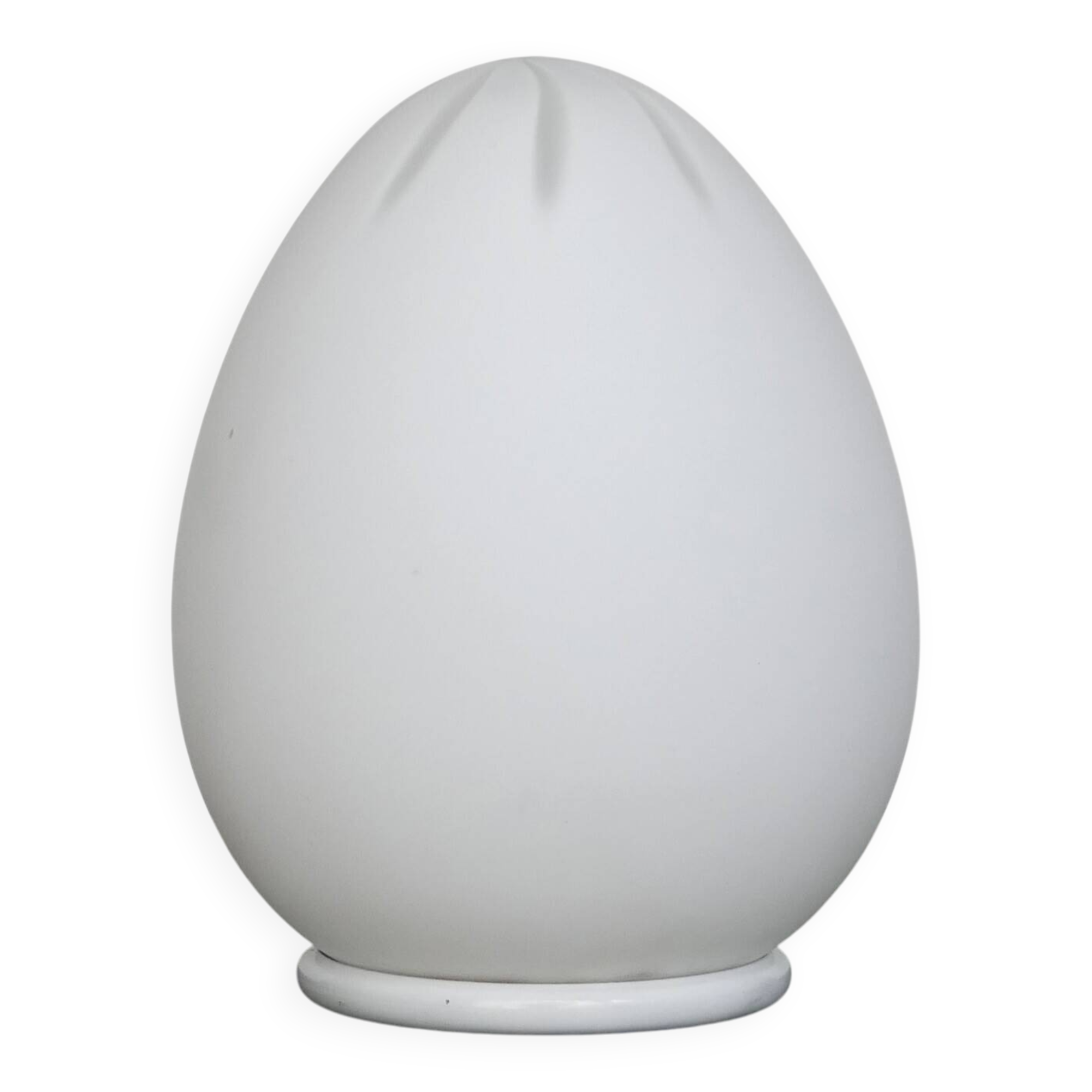 Lampe de table œuf en verre de Murano