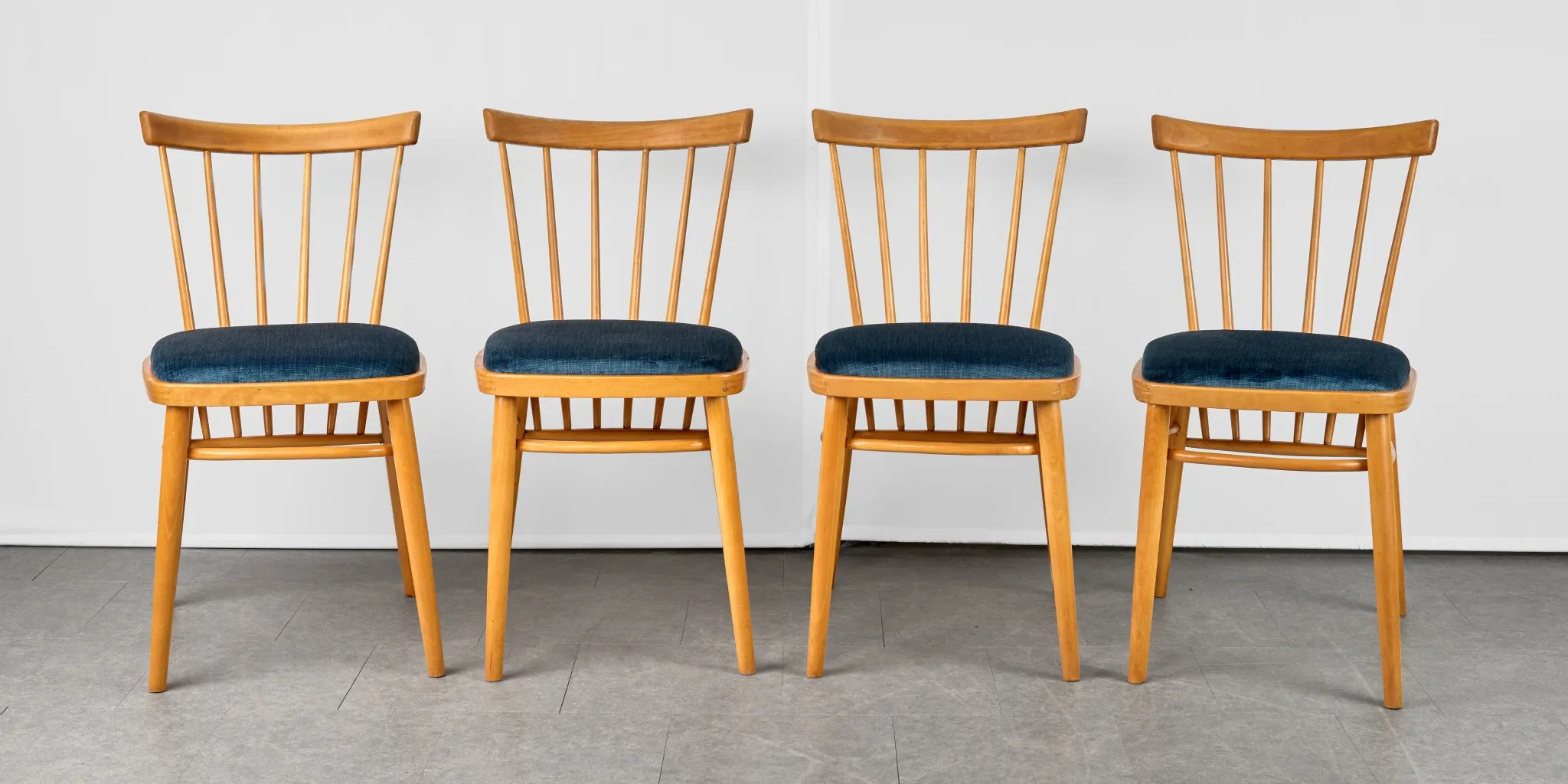 Set of 4 Dining Chairs, by František Jirák, 1960s, Czechoslovakia