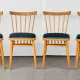 Set of 4 Dining Chairs, by František Jirák, 1960s, Czechoslovakia