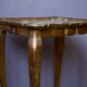 Nested tables in Florentine baroque style, gilded with gold leaf, Florence 1950s-60s.