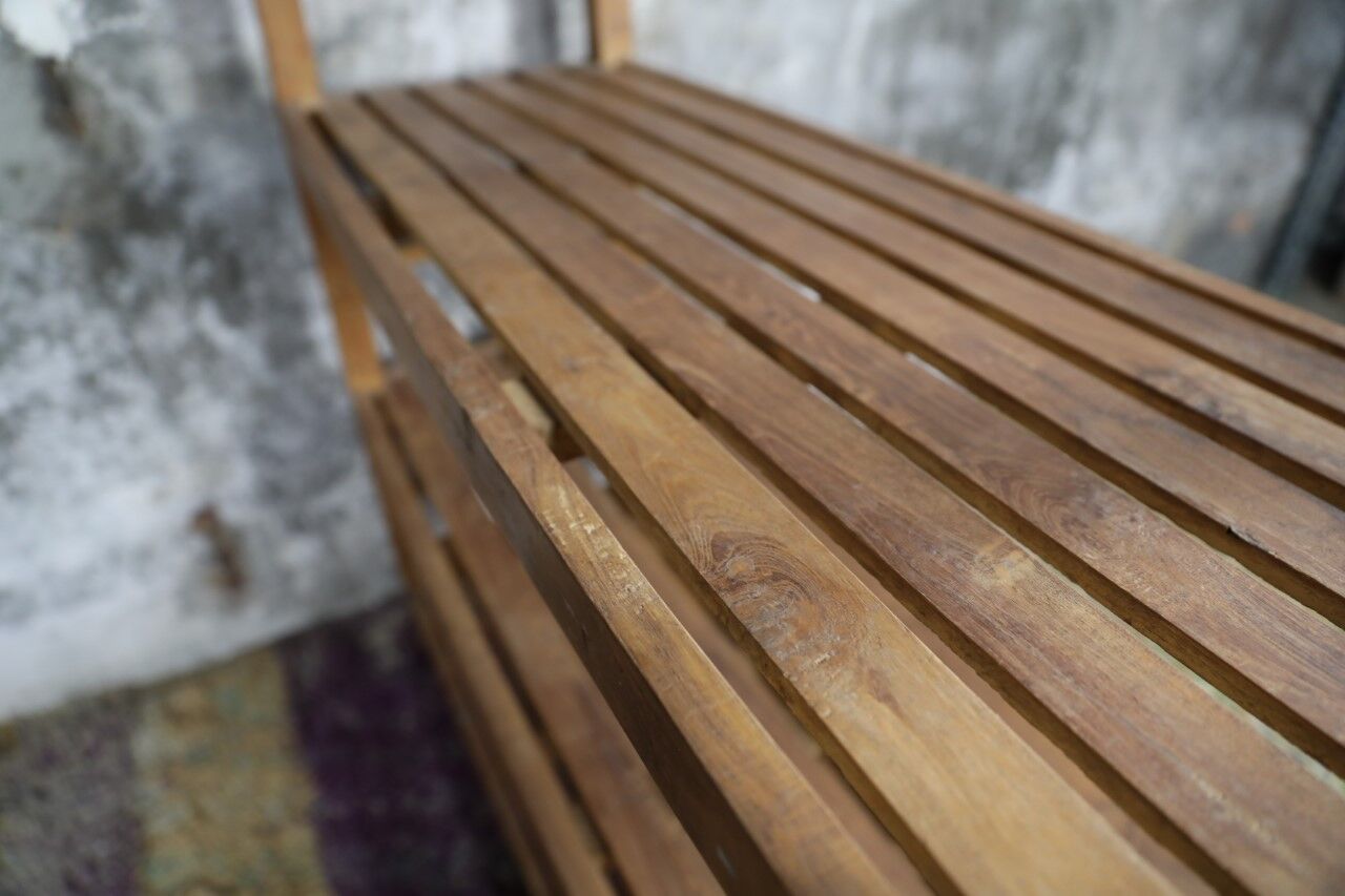 Shelf scale 5 shelves in natural wood
