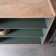 Bookcase on wheels vintage