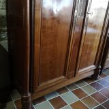 Cherry cabinet with columns