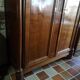Cherry wood column wardrobe