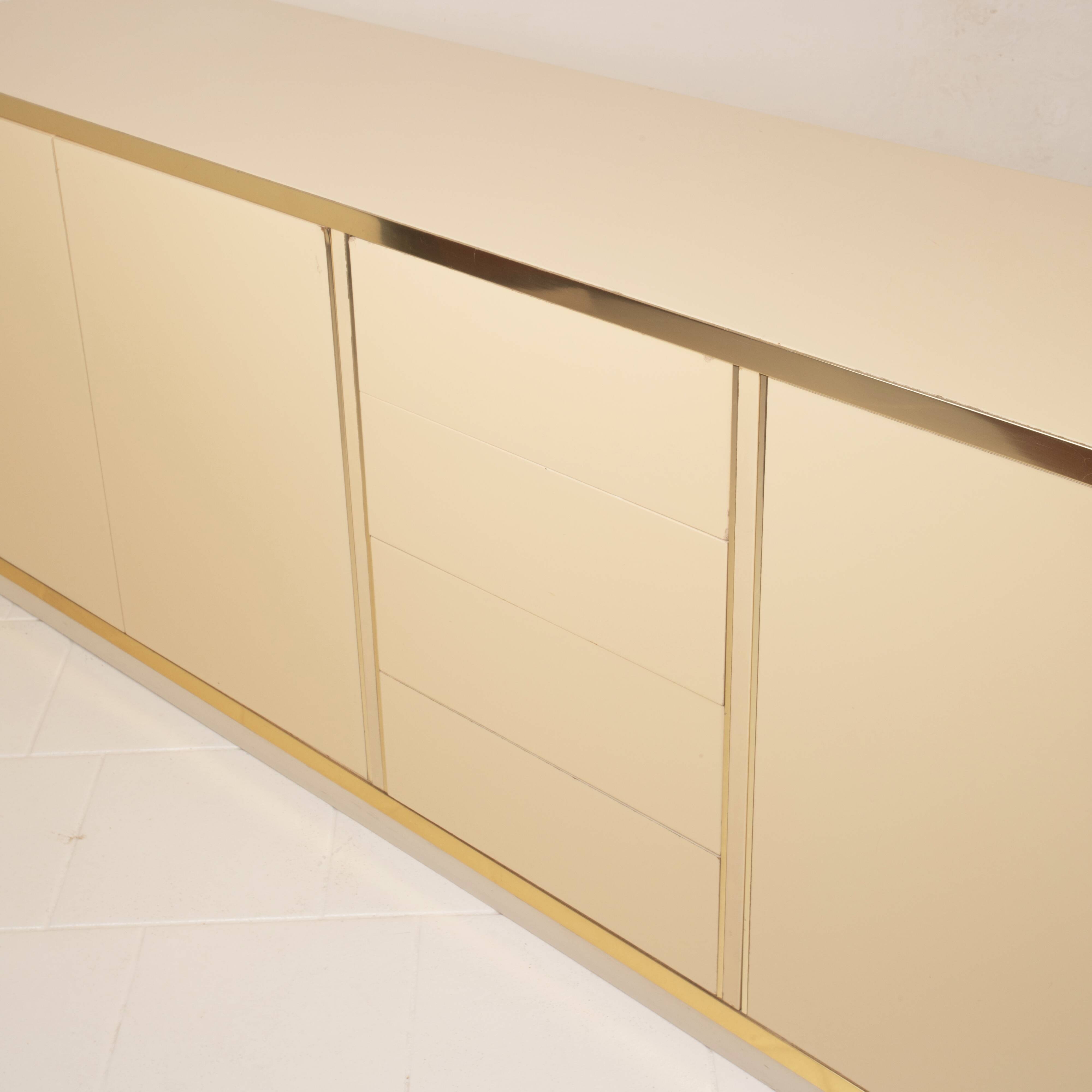 Willy Rizzo Hollywood Regency Sideboard for Mario Sabot 1970