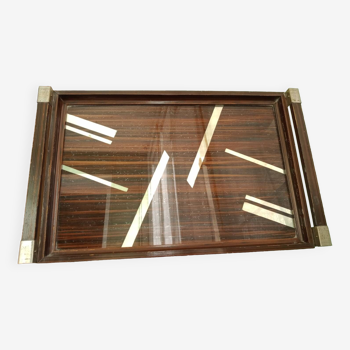 Art deco wooden tray