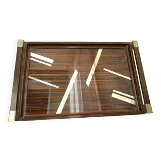 Art Deco wooden tray