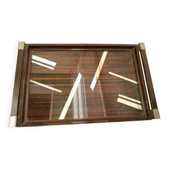 Art deco wooden tray
